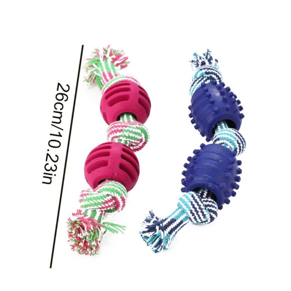 Wear Resistant Double Knot Cotton Ball Dog Toy Playing eBay