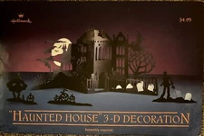 Halloween Haunted House 3-D Decoration By Hallmark