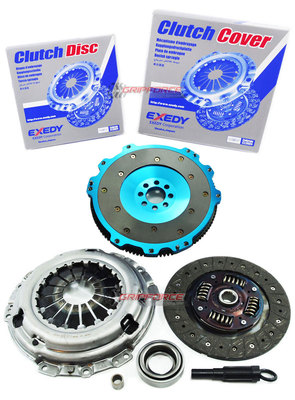 EXEDY CLUTCH KIT + FX ALUMINUM FLYWHEEL for SILVIA S13 S14 SR20DET 2.0 Turbo