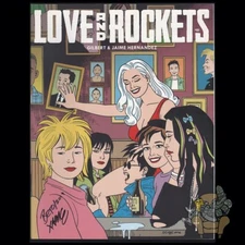Fantagraphics Books LOVE & ROCKETS #1 Signed by the Hernandez Brothers 2016 NM!