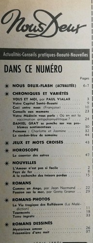 #261 Revista Semanal Nosotros Deux A País de La P'Tit Quinquin N715 De 1961 - Imagen 3 de 3