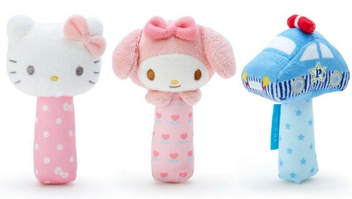 Japan Sanrio Hello Kitty / My Melody / Runabouts Baby Toy Rattle Bell ...