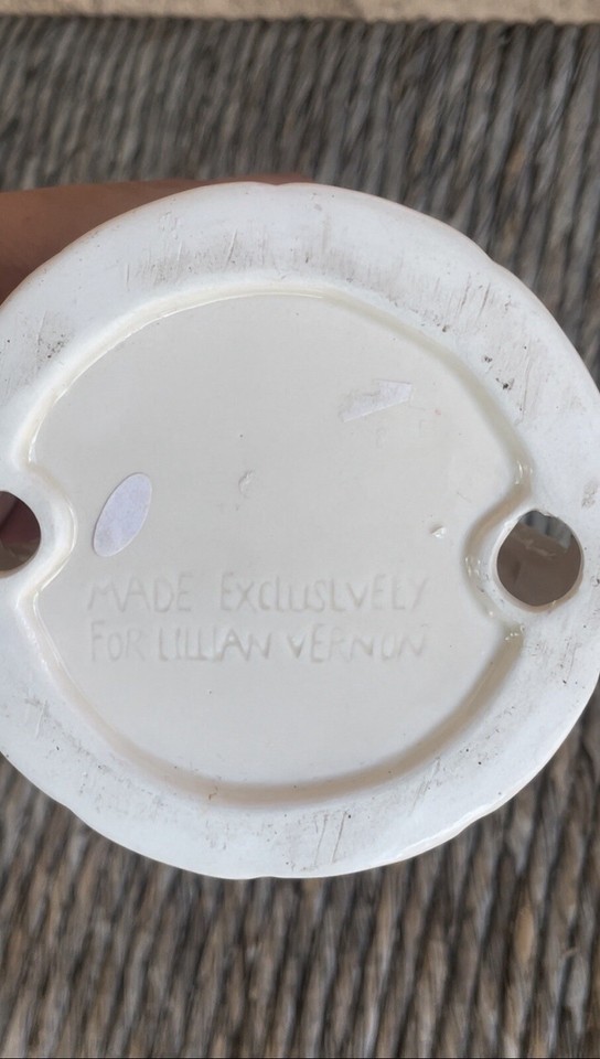 Lovely Vintage Lillian Vernon Ceramic Lady Napkin Holder RARE! eBay