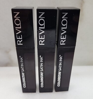 3 Revlon ColorStay Satin Ink Liquid Lipstick #036 ROYAL AMETHYST