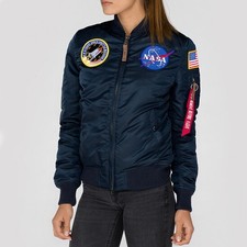 Alpha Industries Ma 1 Bomber Jacket Womans Size S