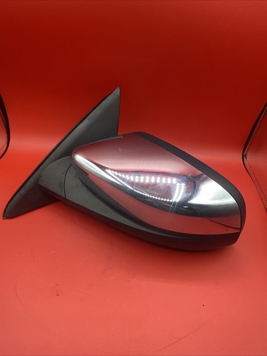 10 - 19 Ford Taurus Heated Driver Side Mirror With Puddle Light Chrome - Picture 3 of 11