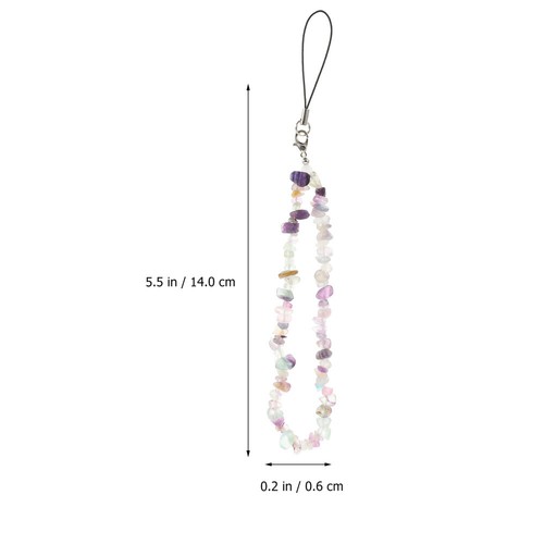 4 Pack Amethyst Mobile Phone Decoration Delicate Lanyard Decorative - Zdjęcie 4 z 12