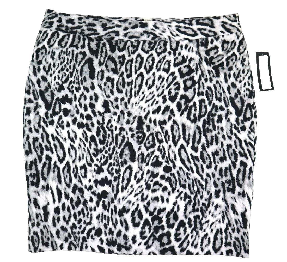 Faldas para mujer Worthington Industries de poliéster con estampado animal