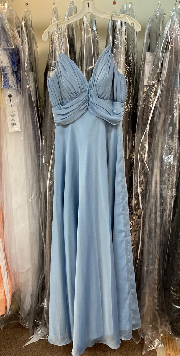 Cornflower blue long outlet dress