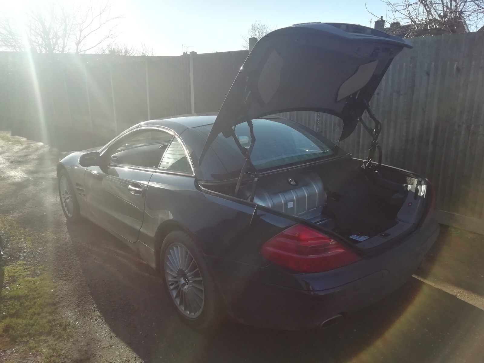 Mercedes SL R230 Fuel Tank Baffle Noise Rattle Fix Repair SL350 SL500