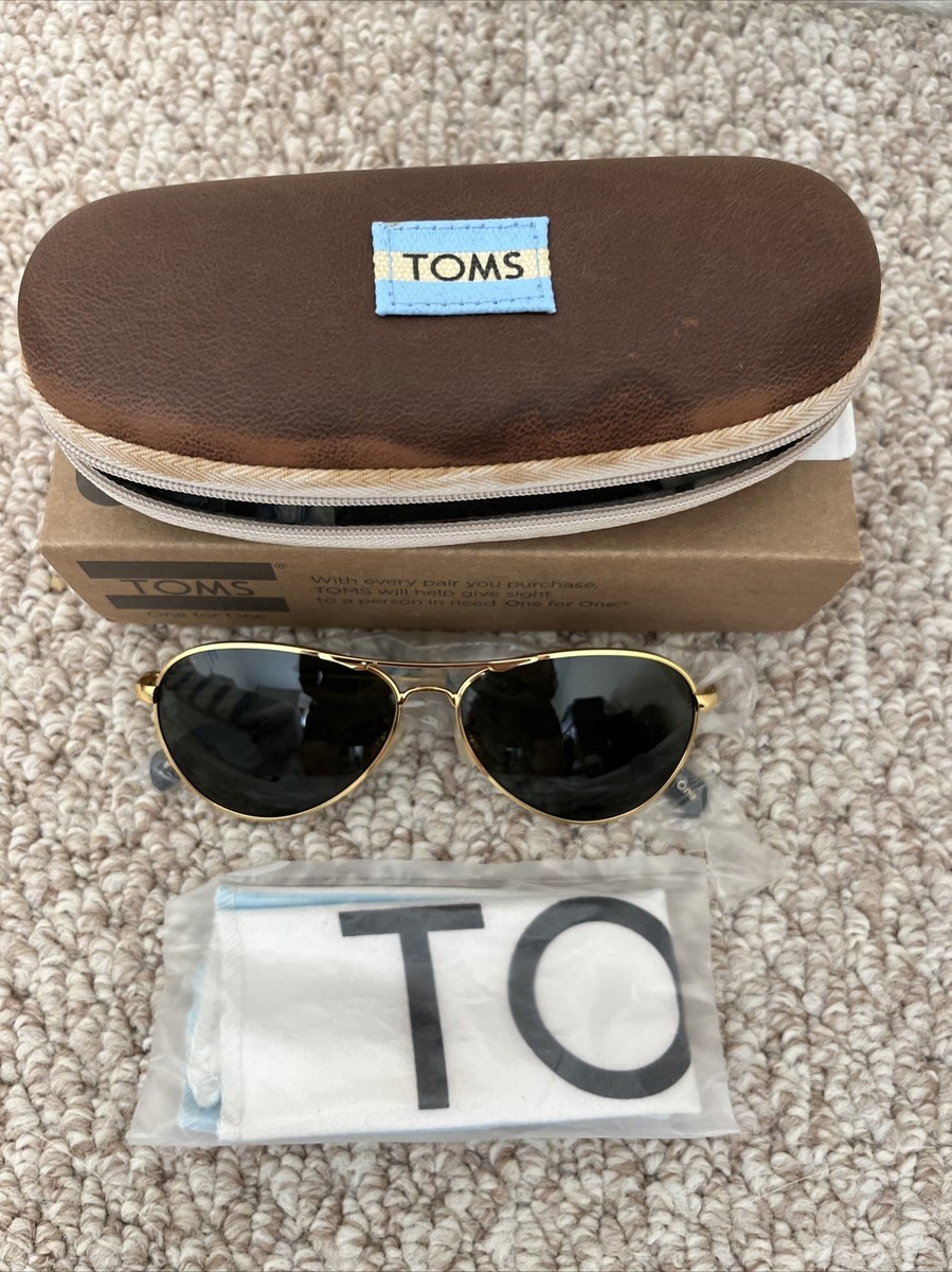 Brand New in Original Case TOMS Sunglasses Kilgore Aviator  display picture 2