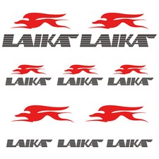 LAIKA aufkleber sticker wohnmobil camper wohnwagen caravan 10 Stücke Pieces