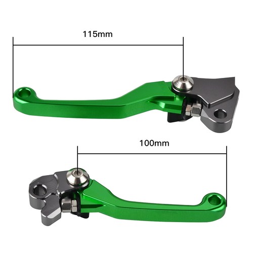 Billet Pivot Brake Clutch Levers For Kawasaki KX250 2005-2008 KX250F 2005-2012 - Picture 6 of 6