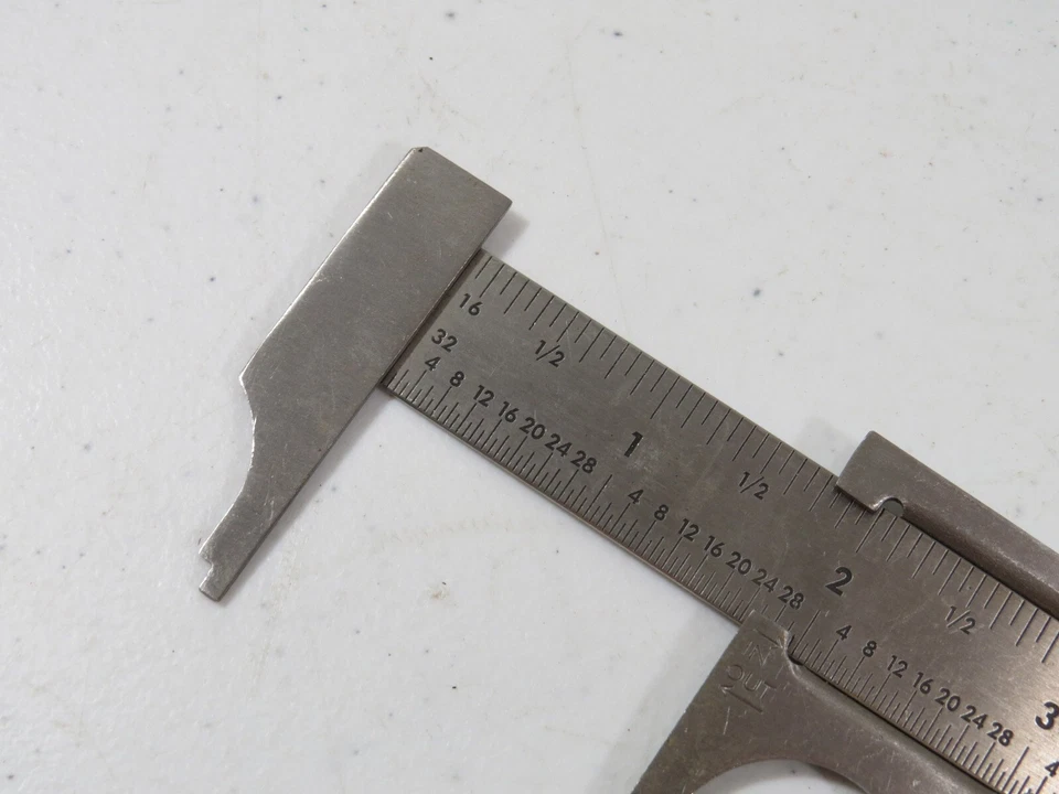 General Tools 729 Compact Stainless Steel Vernier Pocket Nib Caliper 5 in. - Image 4 of 4