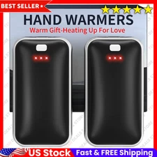 Hand Warmers Rechargeable, 2 Pack Electric Hand Warmer, Reusable Portable Pocket
