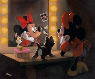 The Cat's Meow By Rob Kaz - Limited Edition Giclée on Canvas Minnie Figaro