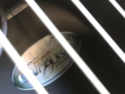 Ovation Folklore 1614 acoustic 12 fret guitar made in USA 1981 excellent w/ case - Picture 9 of 12