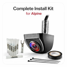 Rearview Camera For Alpine X110SLV X110-SLV Radio Install Kit
