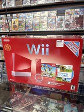 Nintendo Wii New Super Mario Bros. Pack Red Console (RCLSRAAK) for