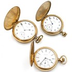 1912 to 1921 Elgin Illinois 12s to 16s 7j to 17j Pocket Watch Lot of 3 #WB5117-4 — photo 1