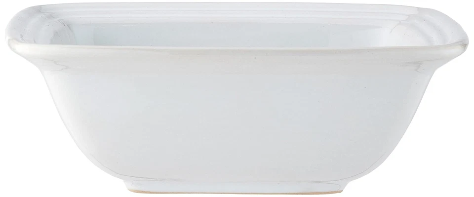 Square Dinnerware Sets | White Kitchen Plates, Bowls, and Mugs | 16 Piece Sto... - Image 4 of 4