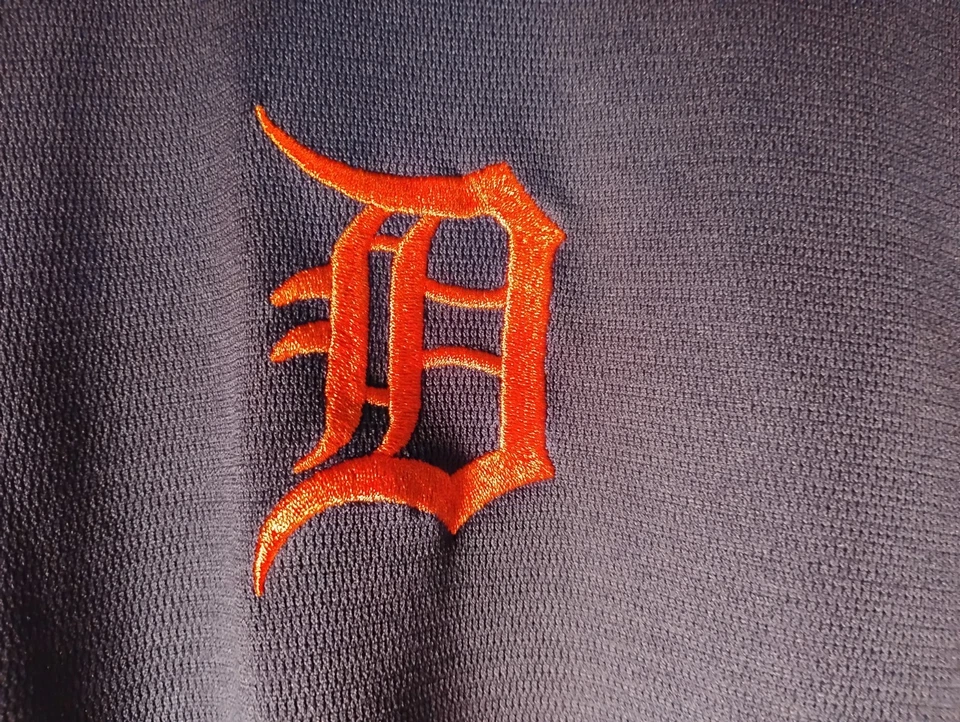 Detroit Tigers Jersey Warm-Up Batting Practice Jersey sz. 2XL Baseball MLB Blue - Image 2 of 4