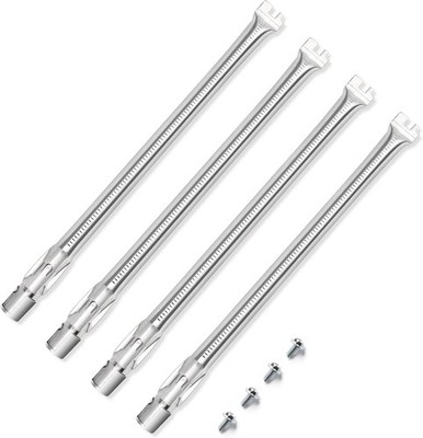 Grill Brenner 49,5 cm Edelstahl für Weber Genesis 300 E310 E320 E330 4 Stück