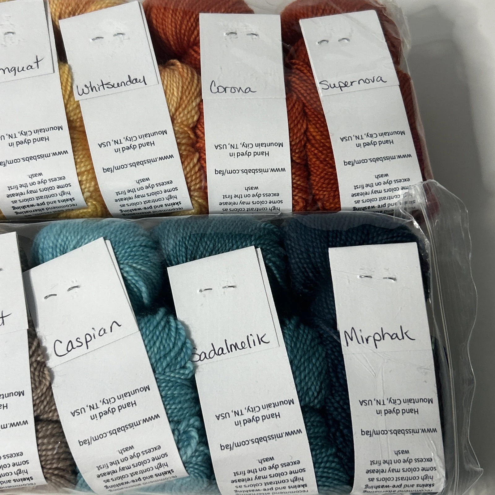 Miss Babs Yarn Crown Wools Set Amalfi SW Merino Wool Fingering Weight (LC12) - product detail image 5