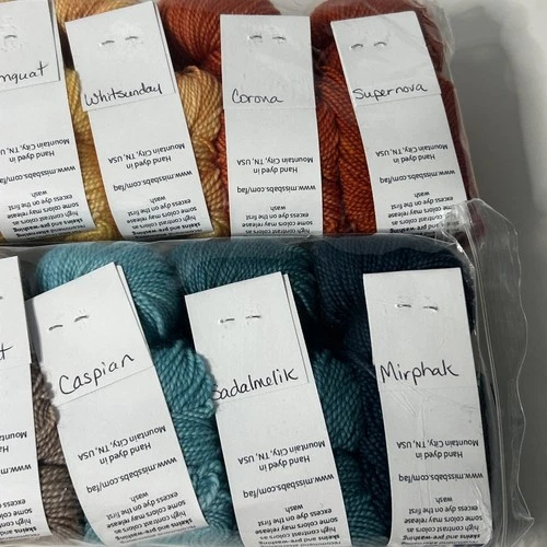 Miss Babs Yarn Crown Wools Set Amalfi SW Merino Wool Fingering Weight (LC12) image 5