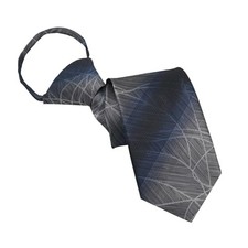 Zipper Ties for Men, Pre-tied Adjustable Mens Tie Striped Men's Neck Striped-02