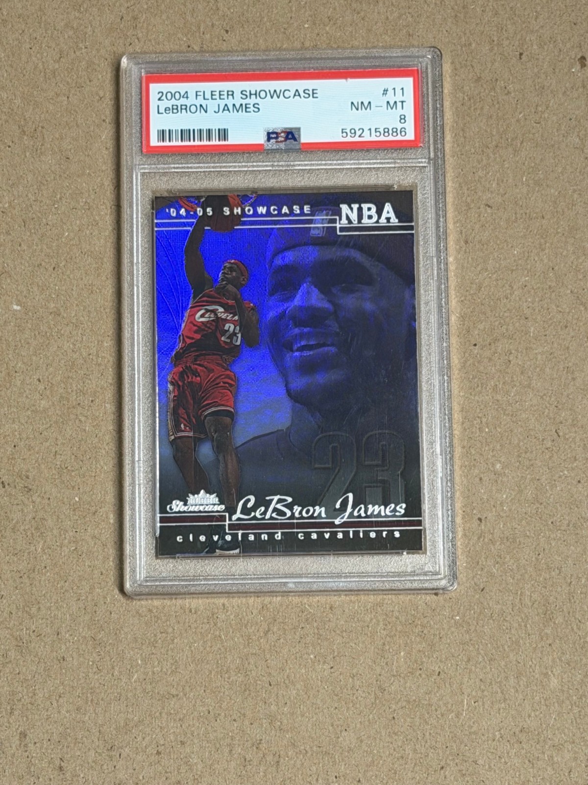 2004 Fleer Show Case #11 Lebron James PSA 8 $49.99