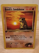 Brock's Sandshrew 72/132 Common Gym Heroes Pokemon 1st Edition Near Mint on eBay
