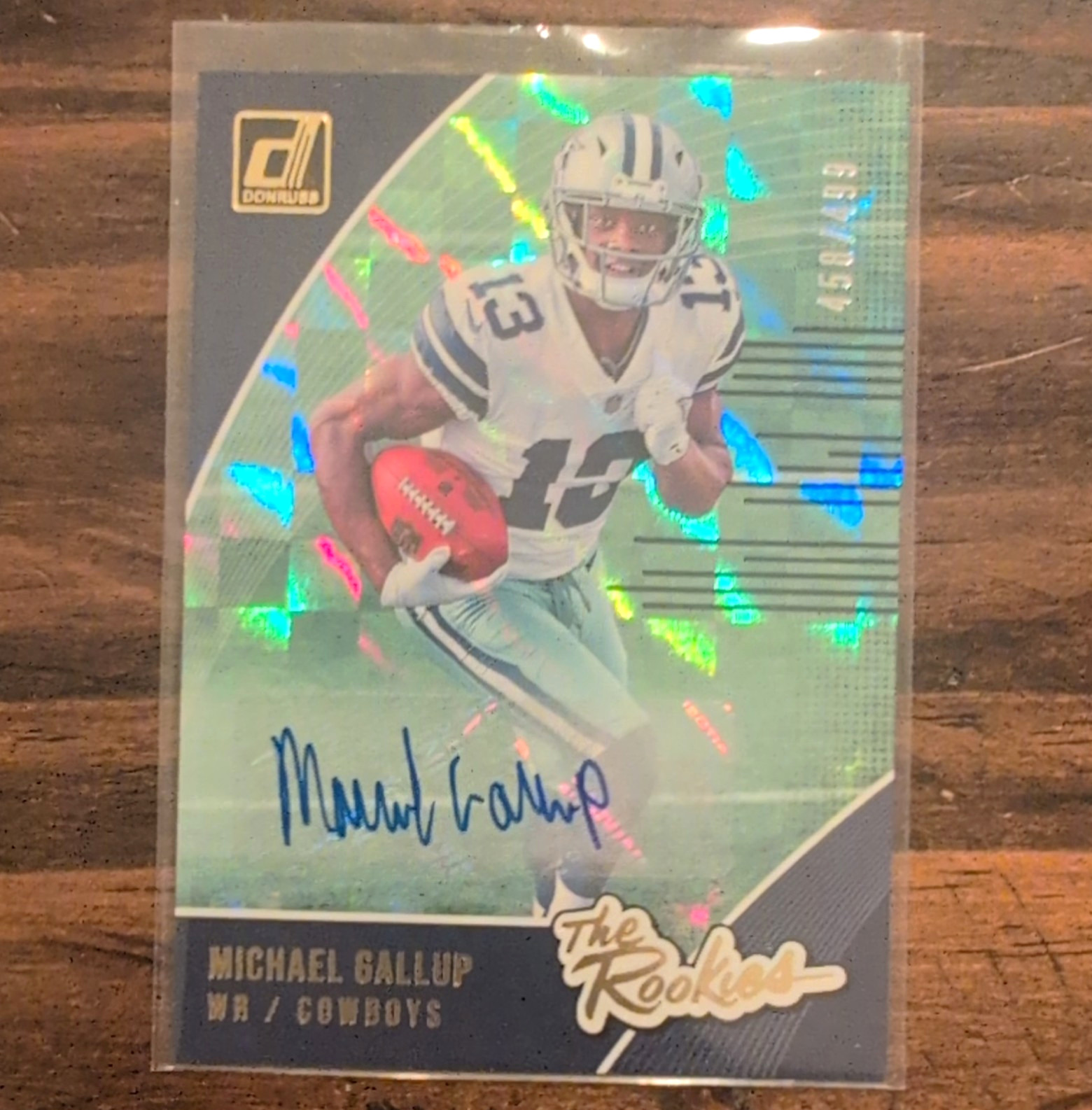 Michael Gallup Panini Donruss the Rookies #R24 Autograph