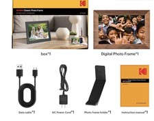 KODAK 10.1 Classic Digital Photo Frame CF102P WiFi HD Touch Screen 32GB-Wood Br