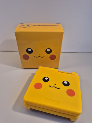 GameBoy Advance SP Gehäuse + OVP Pokemon Pikachu Edition Shell Cover Nintendo 
