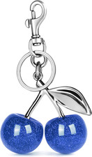 Cherry Bag Charm Cute Cherry Accessories Sparkling Purse Charms for Women