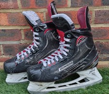 Bauer Vapor X700 Mens Ice Hockey Skates Black Red White Lace Up UK 9.5 EU 44.5