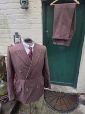 Original 1940s CC41 Brown Suit 3 Piece Utility