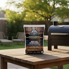 20 lb Hickory Blend Hardwood Pellets - Perfect for BBQ and Grilling