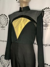 Black, Gray, and Gold Marching Band Jacket Size 38 L - Authentic