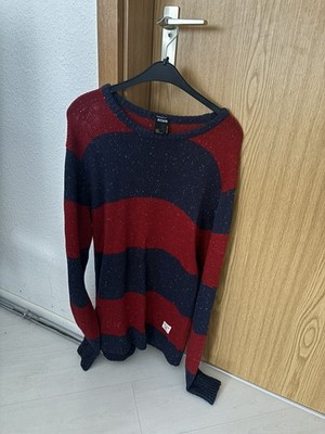 Herren Pullover Smog Rot Glau Grösse L Freddy Krüger Halloween Kostüm
