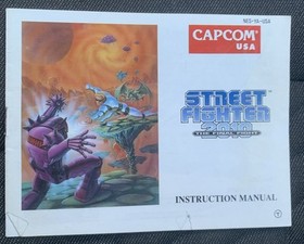 Street Fighter 2010: The Final Fight (Nintendo NES, 1990) -  Manual And Sleeve!