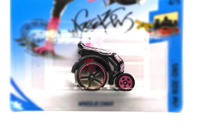 Hot Wheels Pink Wheelie Chair Aaron Wheelz Kid Diecast Toy Car