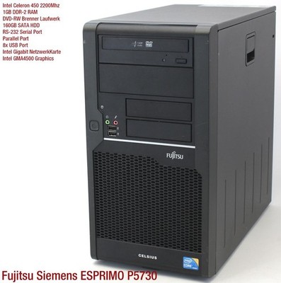 Fujitsu Siemens Esprimo P5730 Computer PC Windows Win XP 7