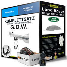 Für LAND ROVER Range Rover III Typ L461 Anhängerkupplung abn +eSatz 7pol uni 22-