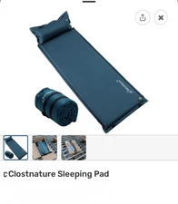 Camping Sleeping Pad Self-Inflating Insulated 1.5-3" Lightweight for Backpacking