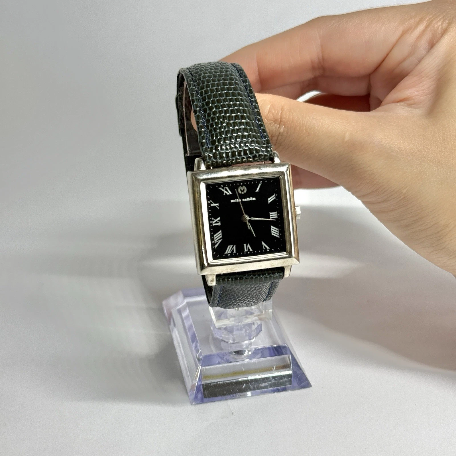 MILA SCHÖN Citizen 6031-344324 Silver Tone Women Vintage Watch W672 *WORKING