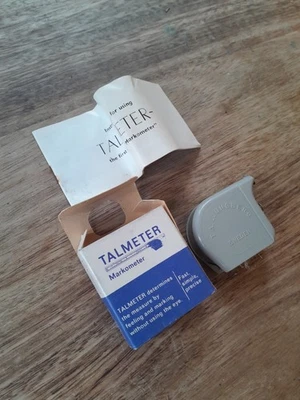 TAPEMEASURE Vintage Maßband T A Ljungberg Talmeter Markometer wie Hulstafors (grau)