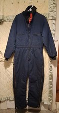 Mens Heavyweight Blue Winter Work Coverall Medium Regular, Mens 40-42