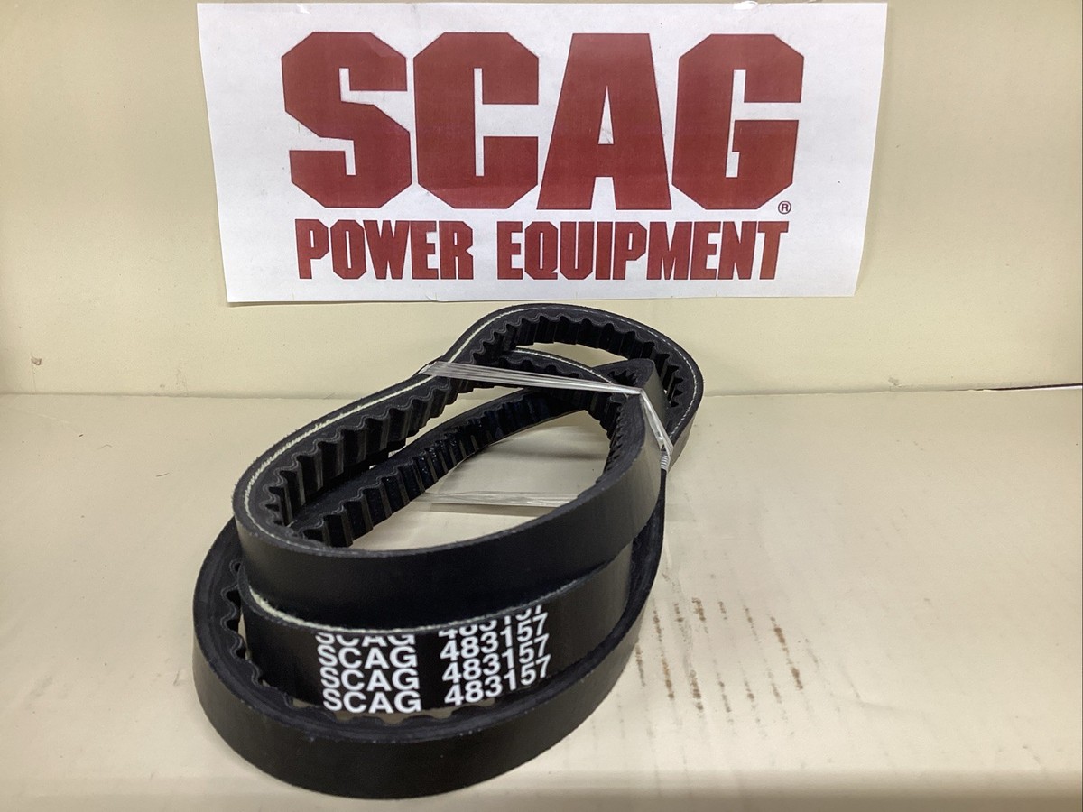 Genuine Scag 483157 Pump/Deck Drive Belt Cheetah Tiger Cub Wildcat